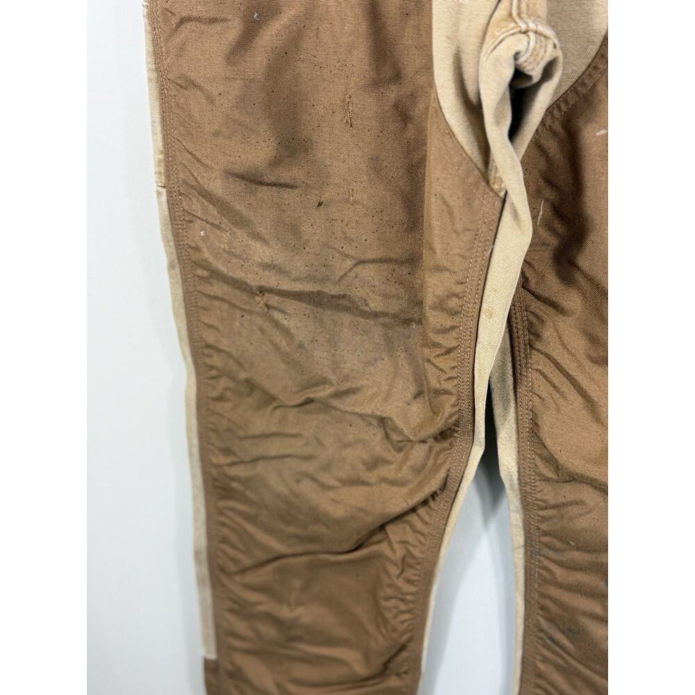 Carhartt Double Knee Carpenter Pants Men's Distressed Canvas Workwear Grunge - Picture 6 of 12